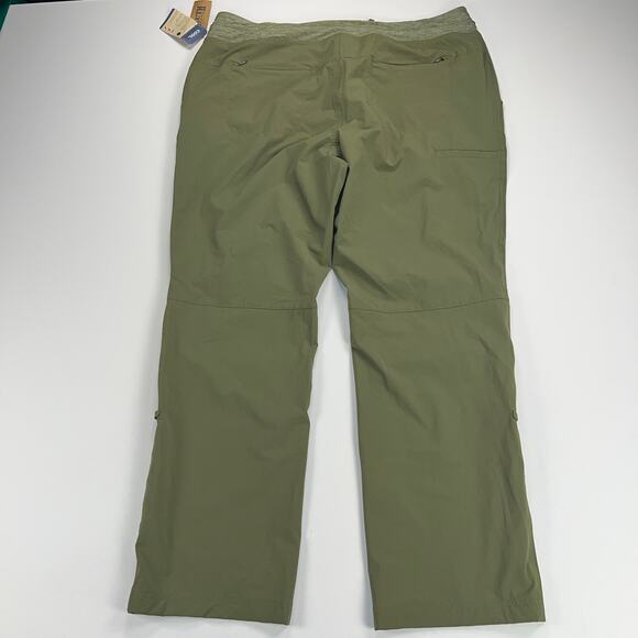 Duluth Trading Co. Armachillo Cooling Boot Cut Roll Leg Pants Green Size 18 - Picture 10 of 16